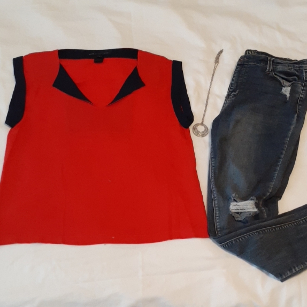 Marc by Marc Jacob's Women's Red Blouse